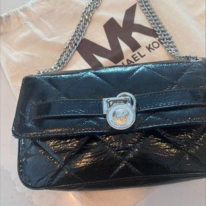 MICHAEL Michael Kors Quilted Patent Leather Shoulder Bag